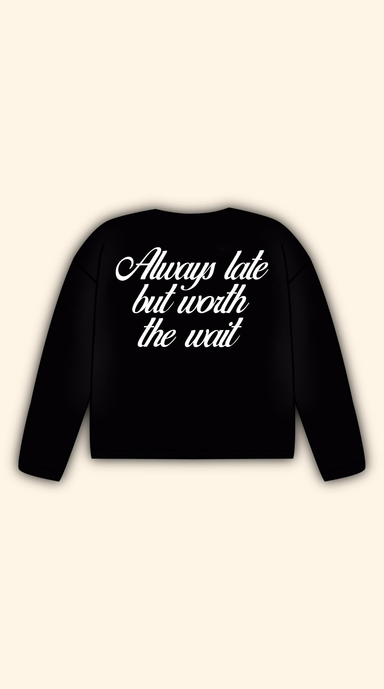 WOLF BLACK LONGSLEEVE