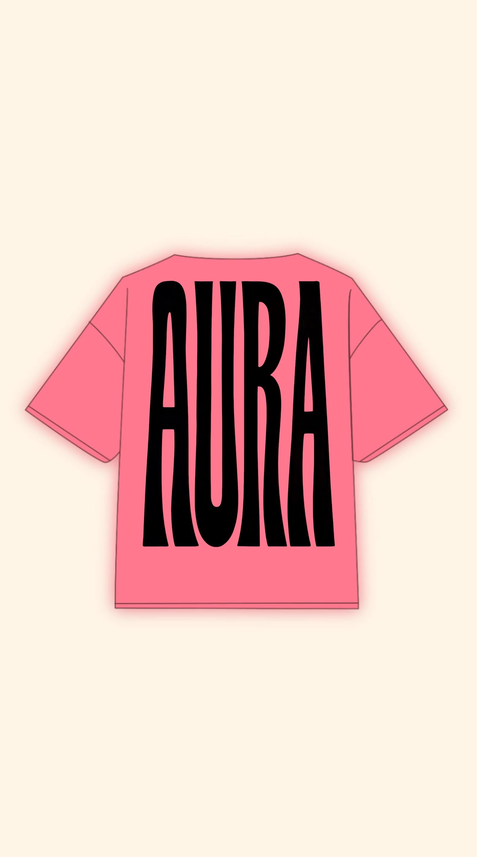 AURA BOXY PINK TEE