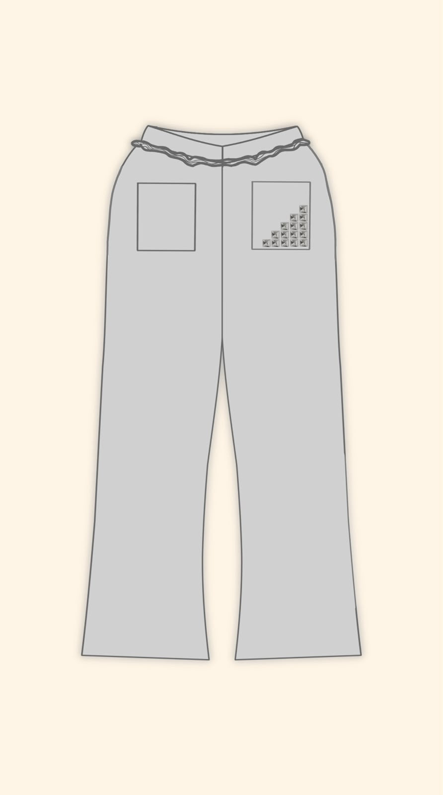 PATCH LOGO BOXY DARK GREY HOODIE