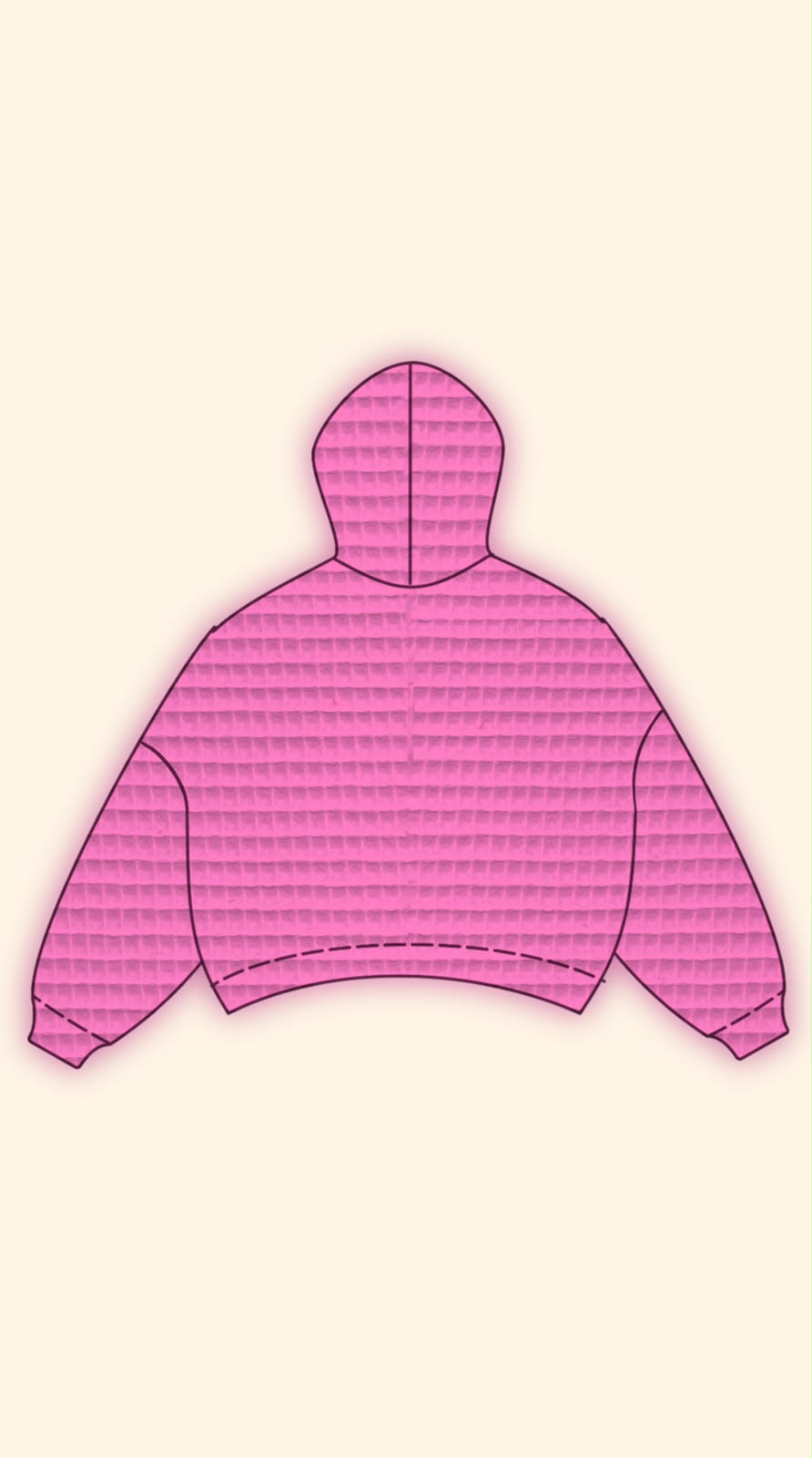 PATCH LOGO BOXY DARK GREY HOODIE