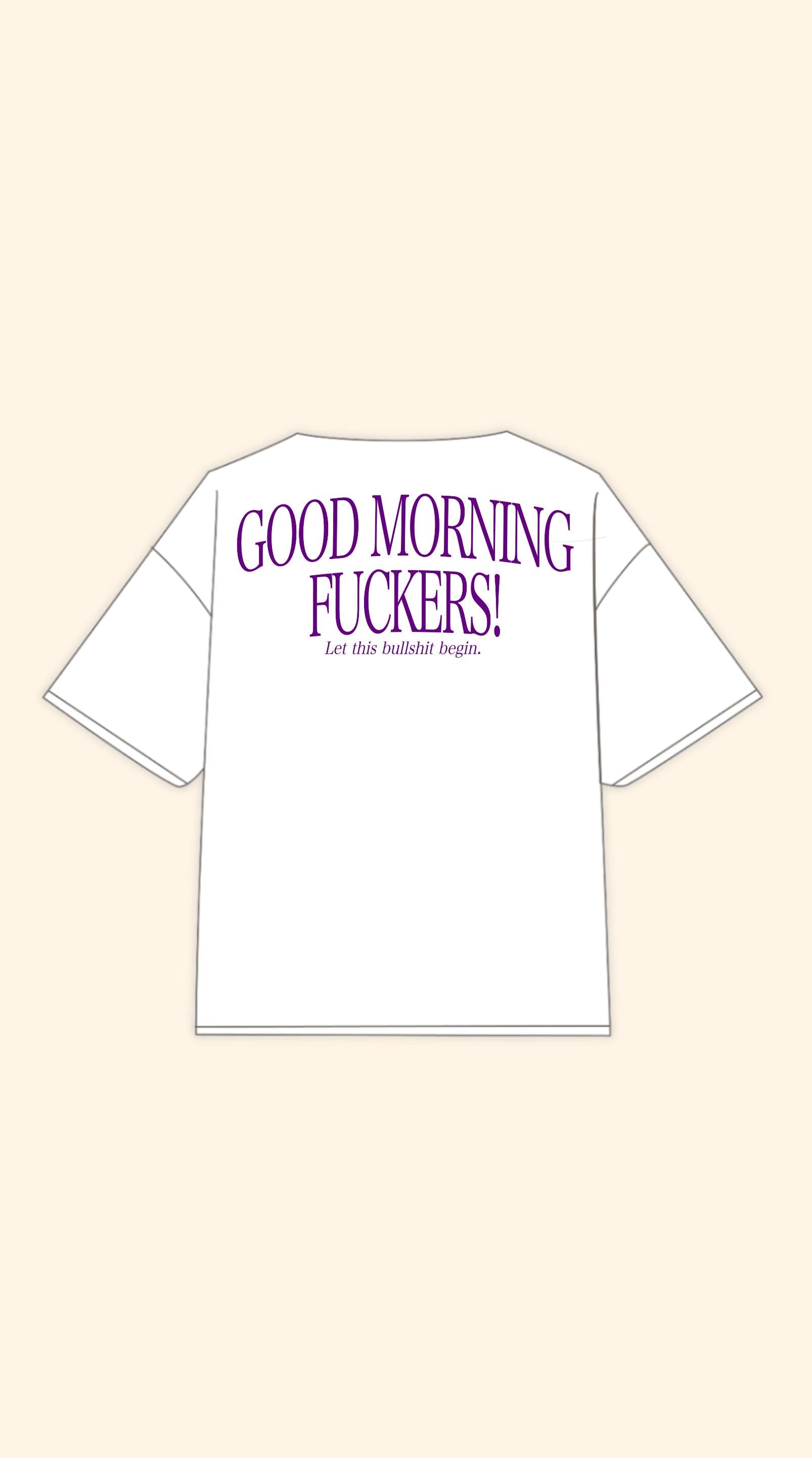 FUCKERS BOXY WHITE TEE