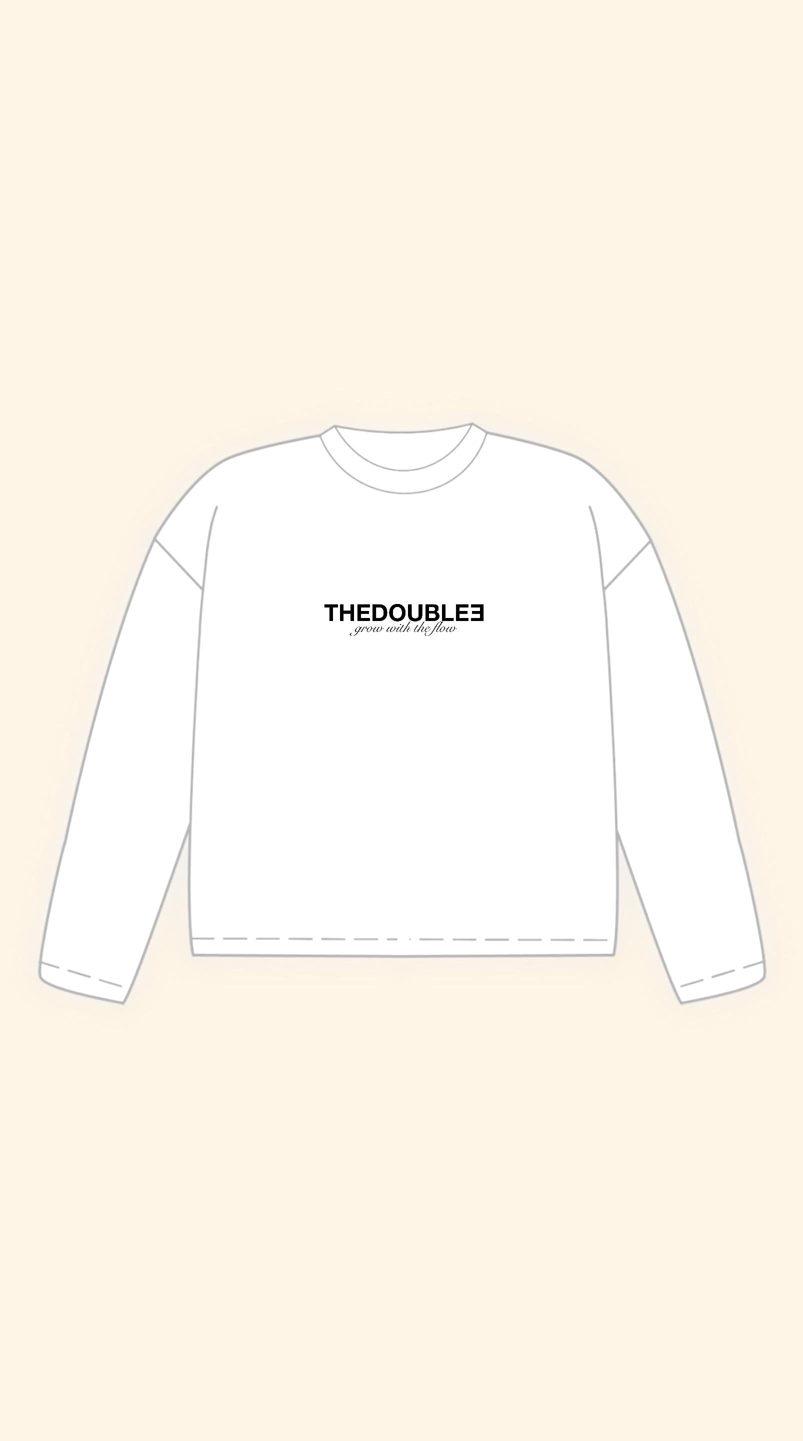 ONLY FANS BOXY WHITE LONGSLEEVE