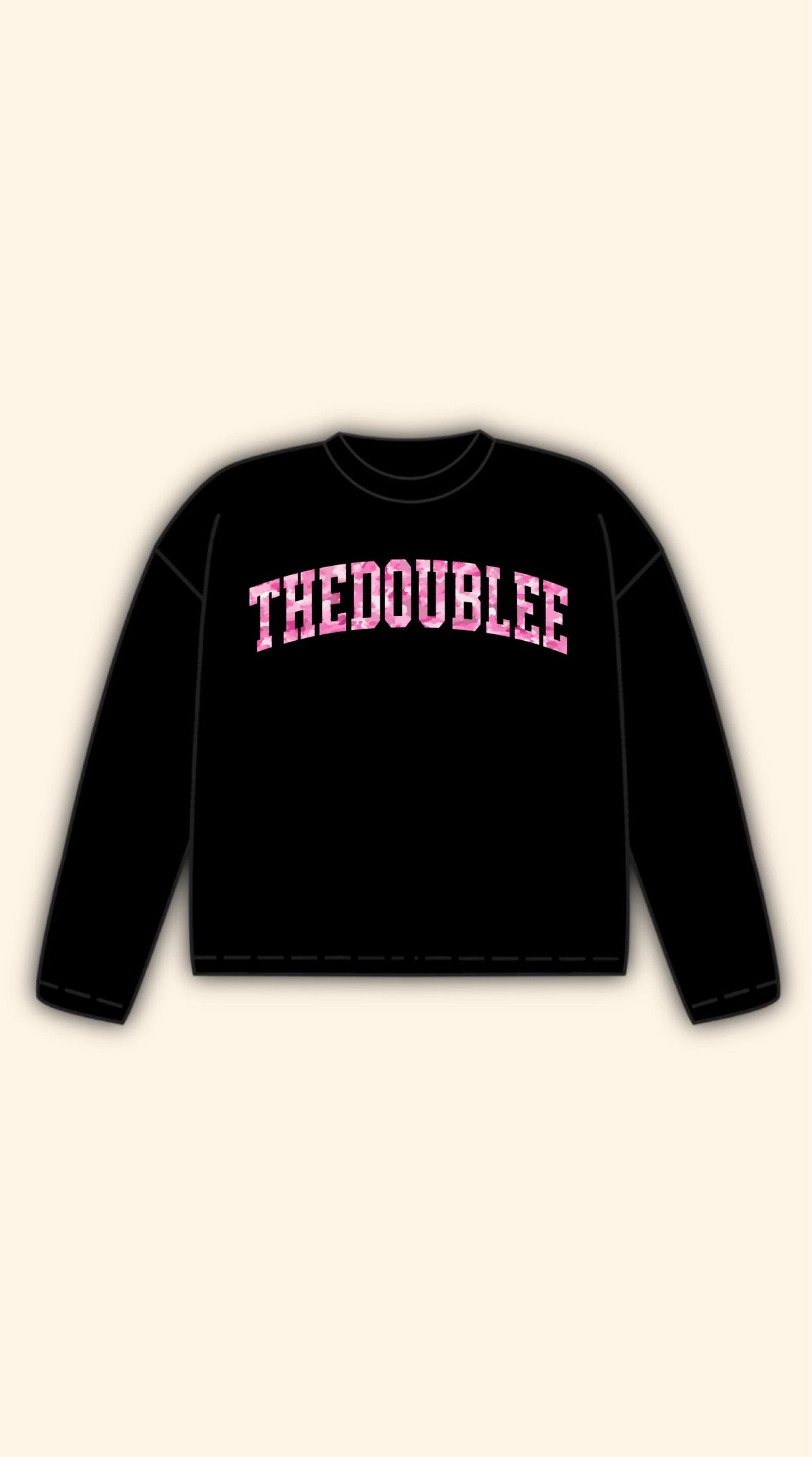 CAMO PINK LOGO BLACK LONGSLEEVE