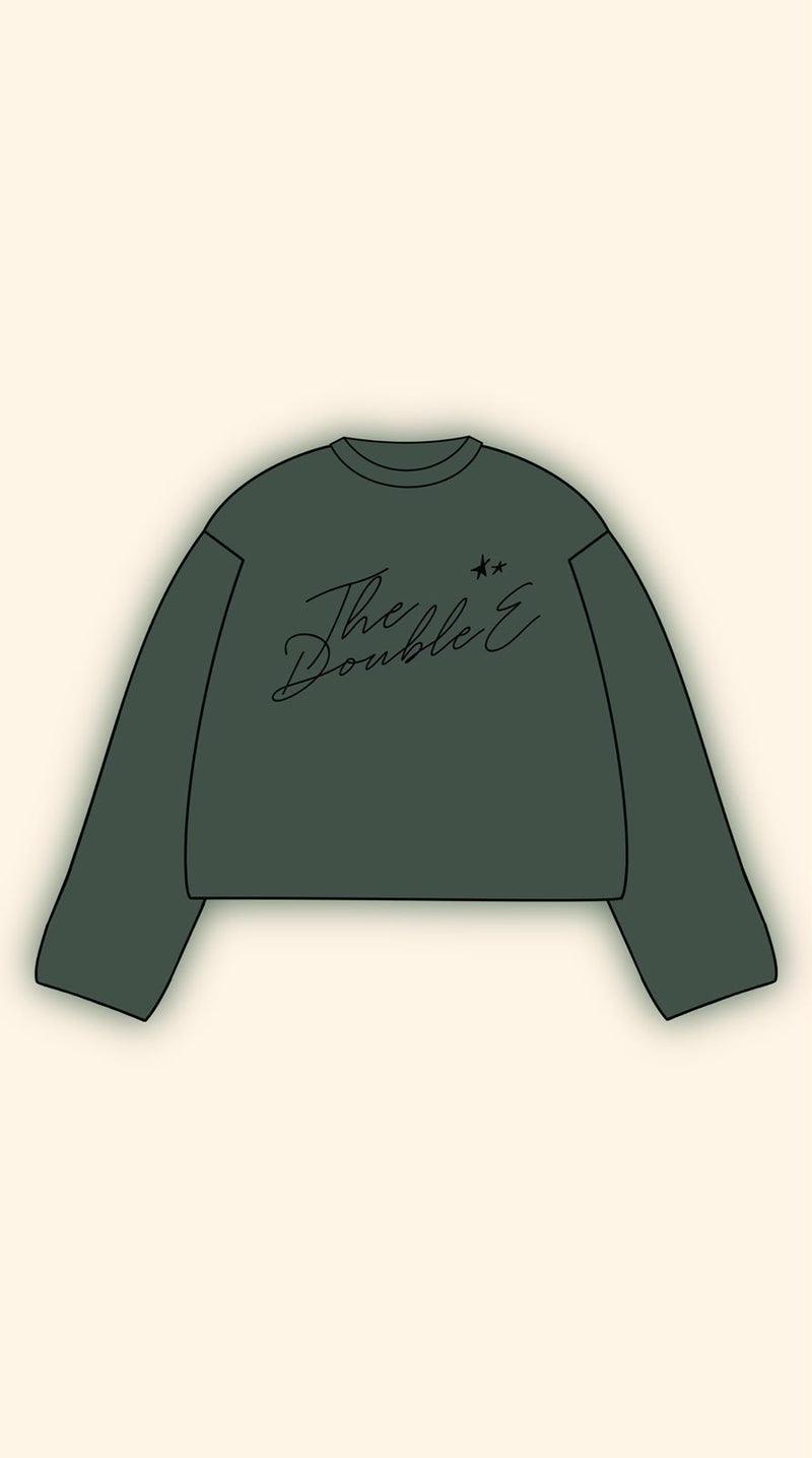 ITALICS LOGO MOHAIR SWEATER