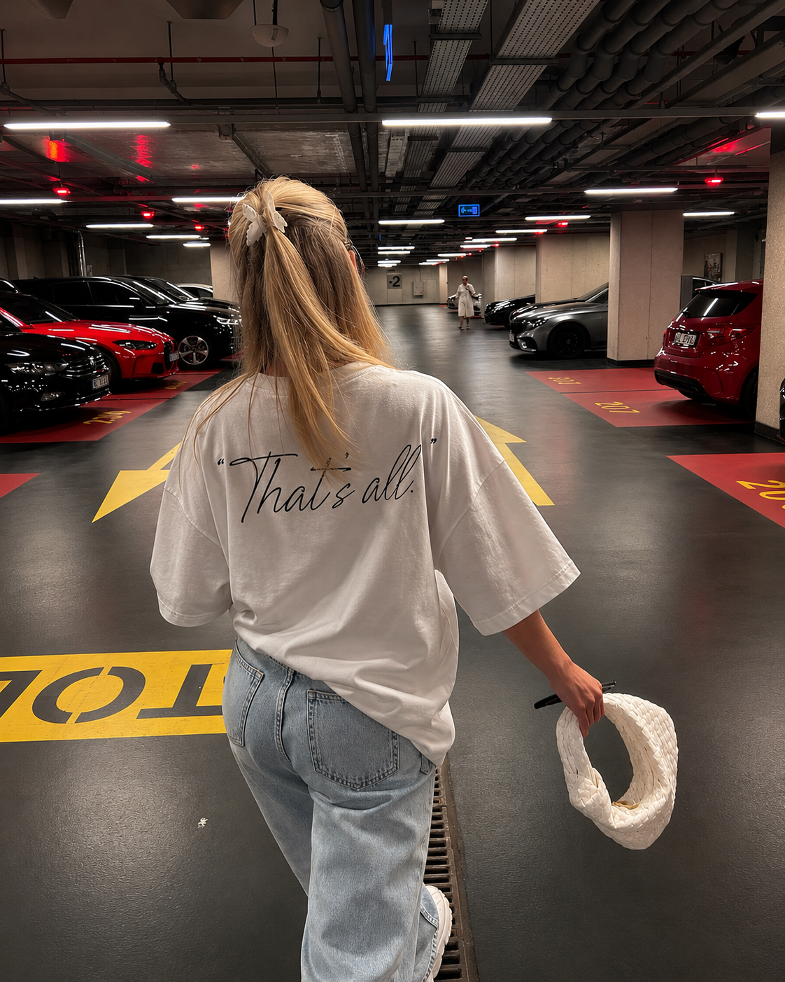 DEVIL BOXY WHITE TEE