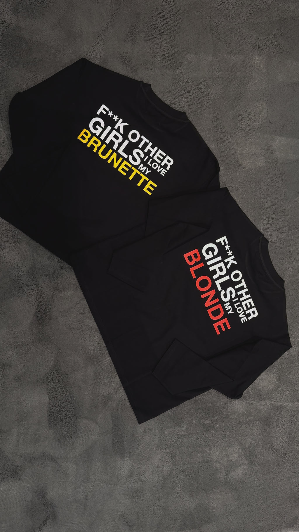 MY BLONDE BOXY BLACK LONGSLEEVE