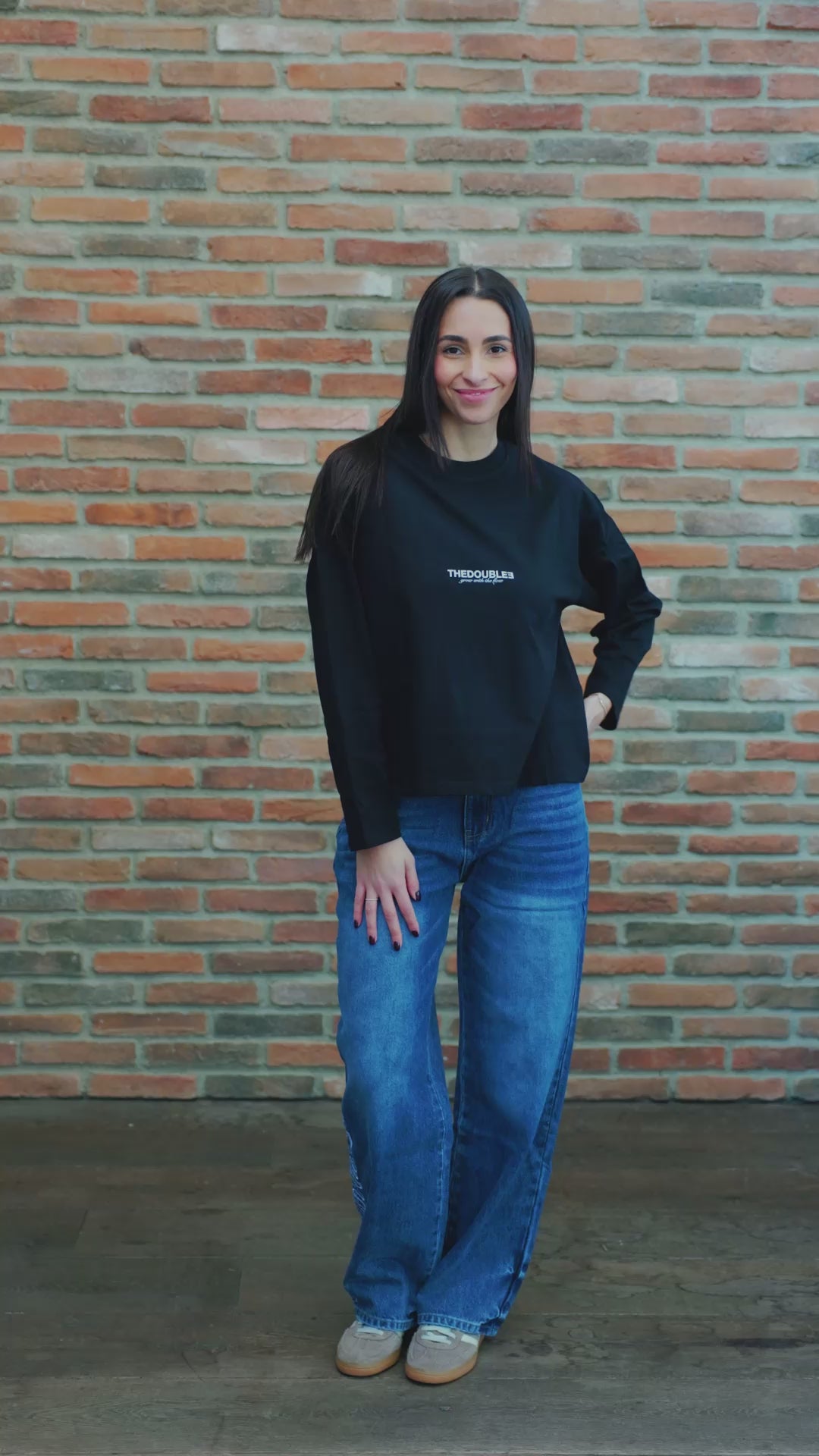 E LOGO LONGSLEEVE BLACK
